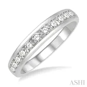 11 Stone Channel Set Diamond Wedding Band 33313PPPGPL