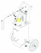 Form Oil Sprayer Part - 1/4" Air Filler Valve - Part #18