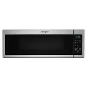 Whirlpool Whirlpool - 1.1 Cu. Ft. Low Profile Over-the-Range Microwave Hood with 2-Speed Vent - Stainless Steel
