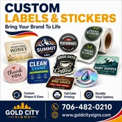 Custom Labels, Stickers & Decals