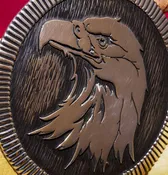 Silver Eagle Bolo Tie by Simon Aquirre