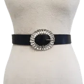 Women's Designer Diamond Burst Buckle