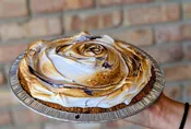 10" Medium Depth Disposable Aluminum Pie Pan- #1041