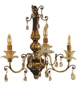 ALBA LAMP: Wall Light Sconce Swarovski Clear