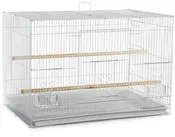A&E Flight Bird Cage Medium-parakeets and cockatiels-30"x18"x18" (black OR white)
