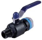 1-1/2" (40mm) x 1-1/4" MNPT Ball Valve - UnipipeAIR