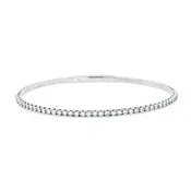14KT WHITE GOLD DIAMOND FLEX BRACELET