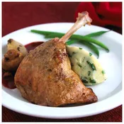 British Confit Duck Leg with Garlic & Thyme Seasoning
