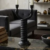 Black Snake Taper Candle Holder