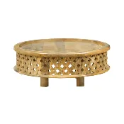 Claremont Solid Wood Round Coffee Table