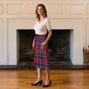 American Dream Wool Kilted Skirt