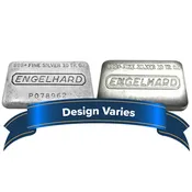 10 Troy oz Engelhard .999 Fine Silver Loaf Bar