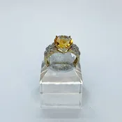10K Heart-Shaped Capishan Citrine Ring