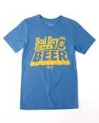 Bad Day to be a Beer Blue Unisex Blended T-Shirt
