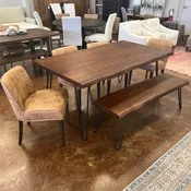 68” Live Edge Dining Table