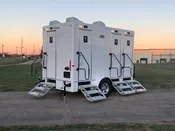 4 Stall Portable Restroom Trailer