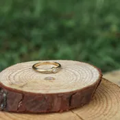 Bezel Set Diamond Stack Ring