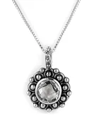 April "Don't Rain on My Parade" White Quartz Birthstone Necklace