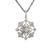 Diamond Snowflake Pendant