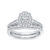 14k 0.50ct Diamond Bridal Ring