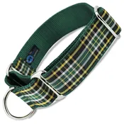 1.5" Wide Martingale Collar, Irish National Plaid Tartan