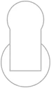 Vertical Table Talker with Round Top