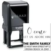 Adore Him Script Self-Inking Stamp