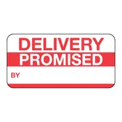 1″ x 2″ Delivery Promised By Label
