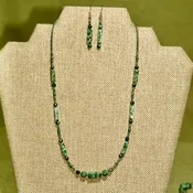 Green Tree Agate Necklace - N5003