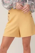 Gold Tone Hardware Bermuda Shorts