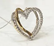 Heart and Diamond Pendant — Wooldridge Jewelers