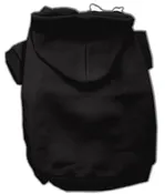 Blank Dog Hoodies- Black