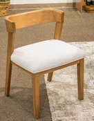 Pamaria – Dining Upholstered Side Chair (Set of 2) – Light Brown