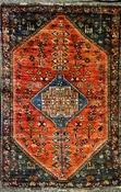 Antique Qashqai Persian Carpet #19-001 - Authentic Gabbeh Rugs