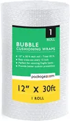 Bicycle Packing Bubble Wrap: PackageZoom 1 Pack 12 inch x 30 ft. Bubble Cushioning Wrap Perforated Every 12”
