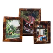 Antiqued Bamboo Frames