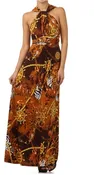 Chain Link Wrap Dress