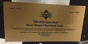 1998/99 UPPER DECK BLACK DIAMOND BASKETBALL HOBBY 12CT CASE..   ( A SUPER RARE CASE TO FIND SEALED )