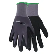 307 Series Powertouch® 15 Gauge Palm Coated Work Glove, Gray/Black, Sizes S-XXL