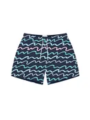 90s Wave Swim Shorts