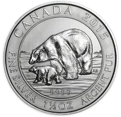 Royal Canadian Mint – Silver Polar Bear & Cub