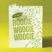 'Electric' Enamel Pin Greeting Card