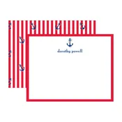 ANCHORS DOUBLE-SIDED PERSONALIZED FLAT NOTES