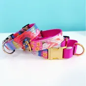 Amelia Floral Laminated Cotton Martingale