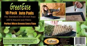 GreenEase 10 Pack Jute Micro Green Seed Pads