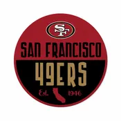 49Ers Shape Cut Logo With Header Card - Classic Design