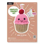 Bucilla ® Amigurumi Crochet Kit - Sherry the Cupcake 5"