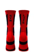 Gym Life Navy Performance Crew Socks- The Sox Box