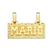 Personalized Mens Pendant in Gold