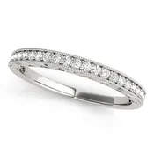 14k  Antique Style Vintage Ladies Wedding Band